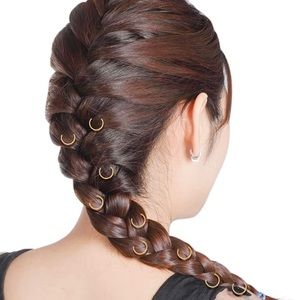 Hair Rings Multipack Silver & Gold